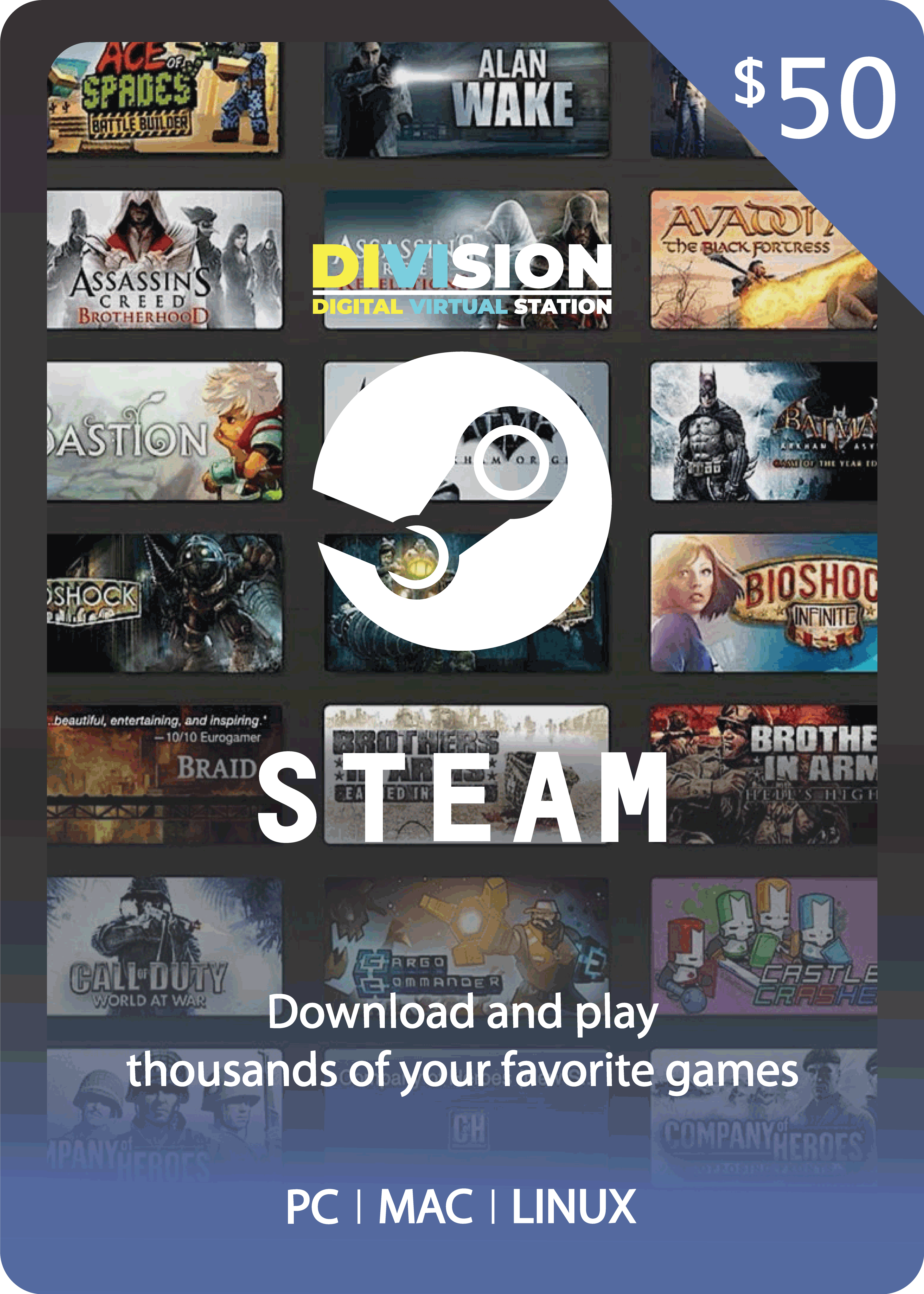 Steam $50 USA