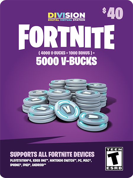 Fortnite 5000 V-Bucks